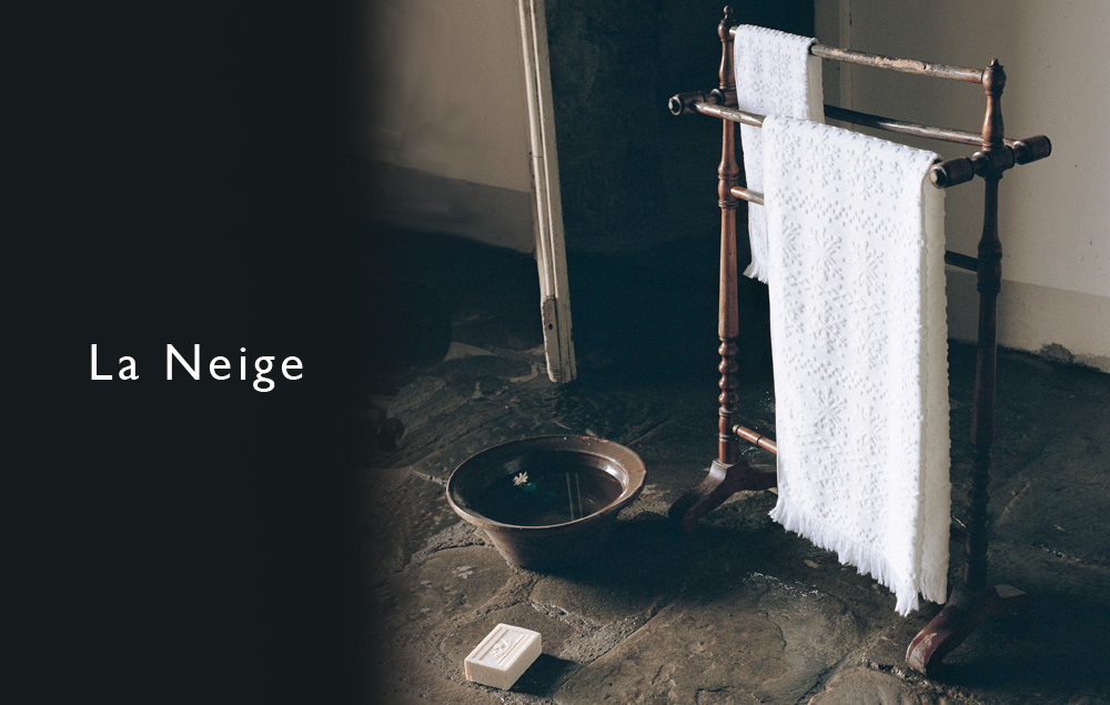 ラネージュ 雪の結晶ジャガードタオル